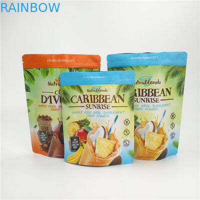 Folia aluminiowa Ziplock Stand Up Pouch Druk wklęsły do ​​pakowania suszonych owoców