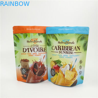 Folia aluminiowa Ziplock Stand Up Pouch Druk wklęsły do ​​pakowania suszonych owoców