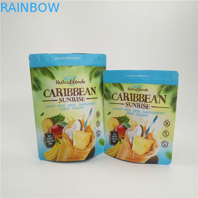 Opakowanie do suszonych owoców Snack Bag Zipper Drukowana na zamówienie folia aluminiowa wodoodporna