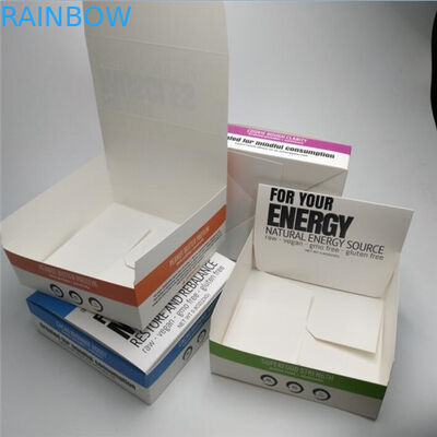 Mały pusty papier kosmetyczny Ziołowe opakowanie kadzidła z okienkiem PET z hologramem