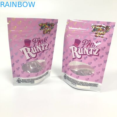 Folia aluminiowa do pakowania kadzideł Ziplock Folia Mylar Runtz Torba do Ziplock