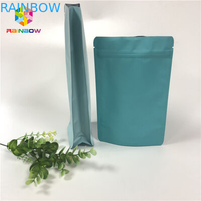 Stand Up Folia Pouch Opakowanie Folia Aluminiowa Płaskie Torby Z Wielokrotnego Użytku Ziplock