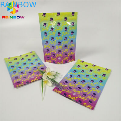 Ciasteczka Odporne na Zapachy Torba Runtz Ziplock Woreczki Stand Up Druk wklęsły odporny na dziecko