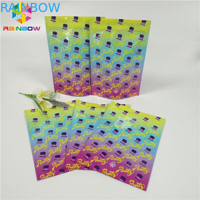 Ciasteczka Odporne na Zapachy Torba Runtz Ziplock Woreczki Stand Up Druk wklęsły odporny na dziecko