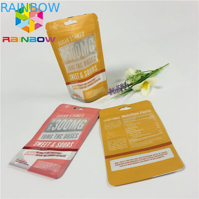 Torby wielokrotnego użytku z tworzywa sztucznego Stand Up Zipper Pouch Matowe wykończone przednim przezroczystym oknem