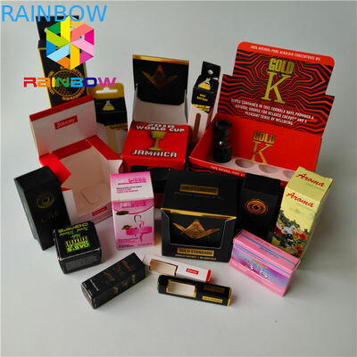 Opakowanie na butelkę z olejem CBD Low Moq Drukowanie na zamówienie 1 uncja 2 Oz Papier z recyklingu