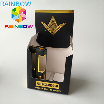 Matowe wykończenie powierzchni Herbal Incense Packaging Box Cigar Tobacco Coated Paper Box