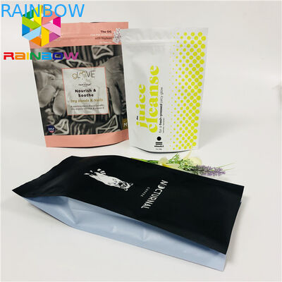 Etui do pakowania herbaty z folii aluminiowej Torby stand up Child Proof Customized Printed