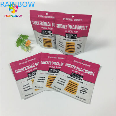 Resealable plastikowe opakowania foliowe Torby biodegradowalne druk cyfrowy na czekoladę / ser