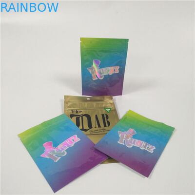 3,5 gramowe plastikowe woreczki Opakowanie Stand Up Mylar Ziplock Weed Runtz Hemp Bags