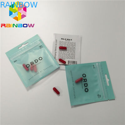 3 boczne uszczelnione uszczelnione woreczki foliowe do pakowania w folię aluminiową Ziplock Custom Printing