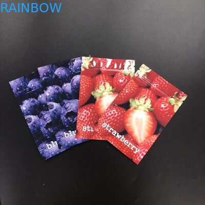 Folia wyłożona błyszczącym materiałem Ziołowe opakowanie kadzidła 3 boczne uszczelnione płaskie torby Drukowane na zamówienie