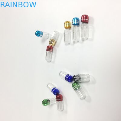 Suplement Kapsułki Plastikowe Pigułki Pojemnik PP Materiał Z Metalową Nakrywką