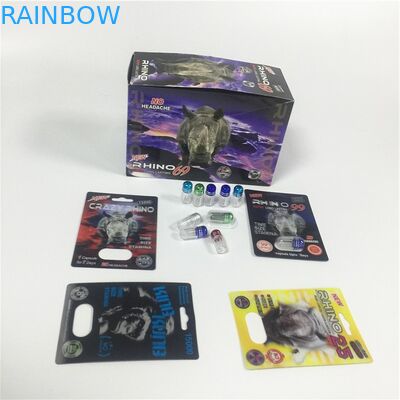 Kaseta Papier Opakowanie z blisterem Złoto Pojemnik z nosorożcem Kula z pokrywą z tworzywa sztucznego