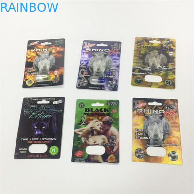 Kaseta Papier Opakowanie z blisterem Złoto Pojemnik z nosorożcem Kula z pokrywą z tworzywa sztucznego