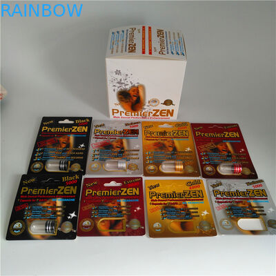 Opakowanie kartonowe z opakowaniem do pigułek Premier ZEN dla mężczyzn o zwiększonej wydajności seksualnej