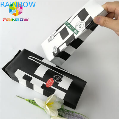 Resealable Aluminiowa folia Stand Up Pouch 12oz 16oz boczna wstawka Roast Coffee Tea Bag