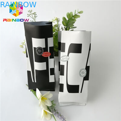 Resealable Aluminiowa folia Stand Up Pouch 12oz 16oz boczna wstawka Roast Coffee Tea Bag