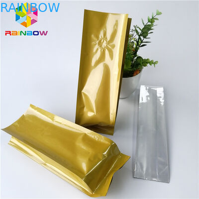 Resealable Aluminiowa folia Stand Up Pouch 12oz 16oz boczna wstawka Roast Coffee Tea Bag