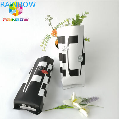 Smaroodporny worek na przekąski Zwykły biały papier Czysty worek na okno z cyny