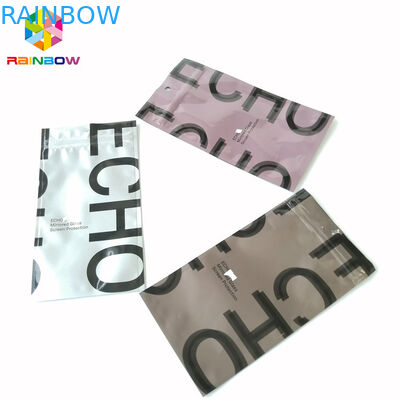 Folia aluminiowa Ziplock Worki do pakowania Trzy stronne plastikowe torebki puste