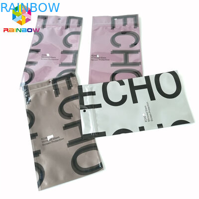 Folia aluminiowa Ziplock Worki do pakowania Trzy stronne plastikowe torebki puste