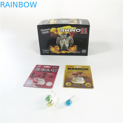 Black Panther Blister Packaging Pill Box Paper Effect Sex Pill Rhino 69 9000
