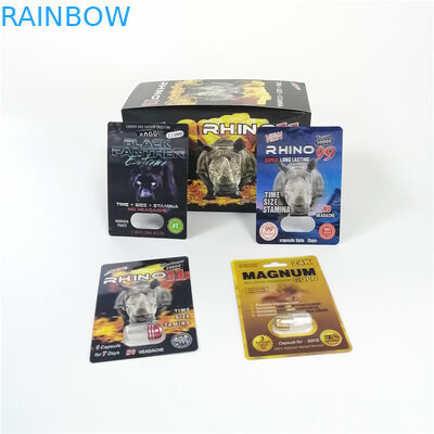 Male Enhancement Medication Blister Pack Packaging Czarna Mama Premier Zen Paper Display Card
