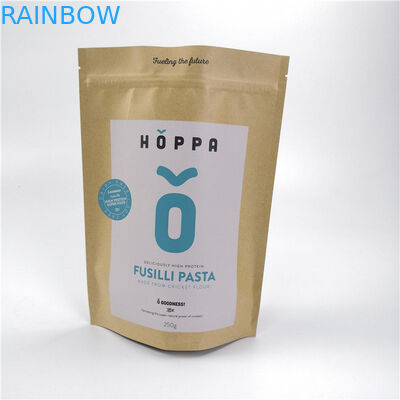 Recyklingowe Kraft Indywidualne torby papierowe Etykiety prywatne Wytrzymałe do pakowania żywności