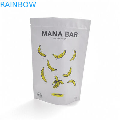 Biały matowy pokrowiec na torebkę do wielokrotnego użytku Klasyfikacja bezpieczna dla żywności Dostosowana do zamka błyskawicznego