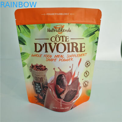 Woreczki z tworzywa sztucznego do zgrzewania termicznego Opakowania Woreczki do prażenia kawy ziarnistej Ziplock