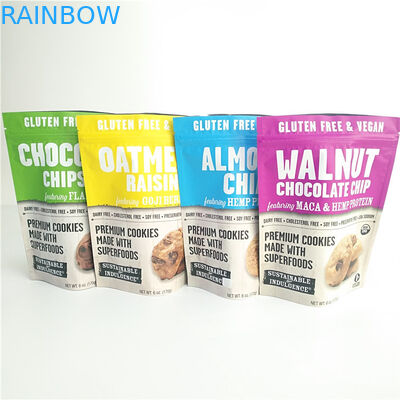 Bezglutenowe opakowania do torebek z przekąskami Opakowania do pakowania żywności Worki odporne na zapach Ziplock