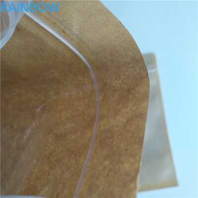 Cherry Seed Coffee Saszetka Poduszka Niestandardowe Torby Papierowe Recyklingowe Trwałe Z Oknem