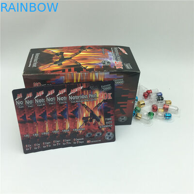 Fly Male Energy Enhancer Blister Paper Card Gule Podwójny materiał opakowaniowy do kapsułek