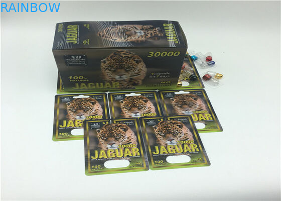 Opakowanie na czarny blister z serii FX 35000 Wyświetlacz na papierowe pudełko na męskie pigułki wzmacniające