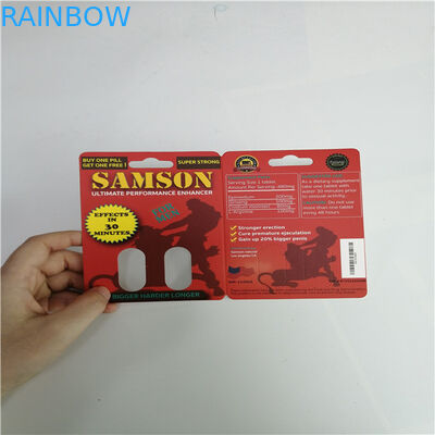 Tabletki wzmacniające dla kobiet Opakowanie typu blister Mamba Burro 30000 For Gold Capsule Bottle