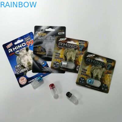 Powful Men Sex Power Medicine Opakowanie typu blister Opakowanie seksualne Pakiet pigułek Rhino 69