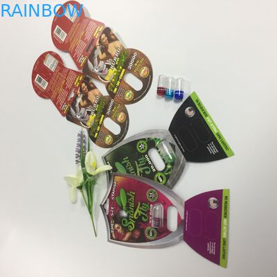 Marka Rhino 69 Kapsułek Pigułki Blister Karty Plastikowe 3d Sex Pigułki Pakowanie Dostosowane