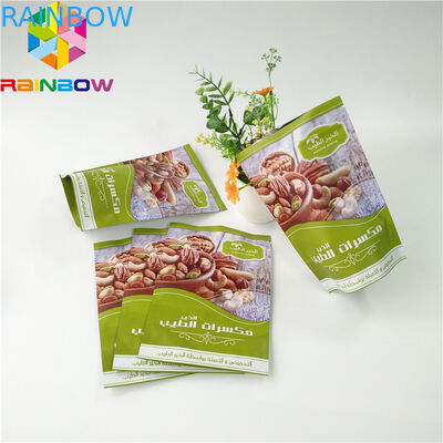 Resealable Top Ziplock Folia aluminiowa Matowa torba Doypack na owoce orzechowe
