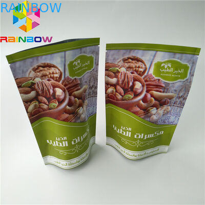 250g 500g Wysycha torebki foliowe z folii owocowej Niestandardowe torby foliowe z podszewką z dolnym klinem