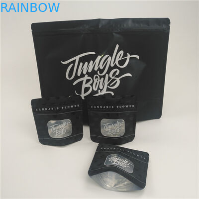 Matowe ziołowe opakowanie kadzidła z nadrukiem Mylar foliowe opakowanie zabezpieczające przed dziećmi Ziplock