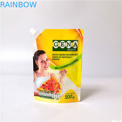 Plastikowy napój Stand Up Pouches Wielokrotnego użytku sok owocowy Drink Spouted Bag With Cap