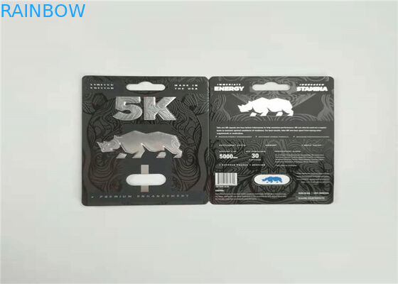 Niestandardowe drukowanie opakowań blistrowych Hologram Foil Burro Primavera Papierowych kart