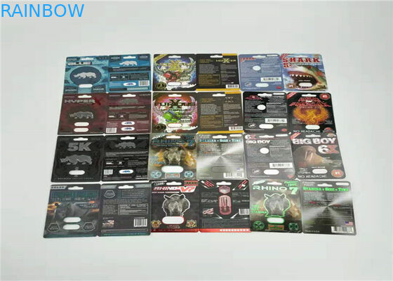 Opakowanie papierowe typu blister 7000K Buffalo Papier Czerwony tłoczenie folią Druk offsetowy