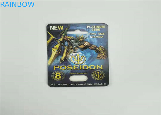 Ekologiczne opakowanie na blister Kartka na papier Rhino 7 Pudełko na męskie kapsułki Enhancer