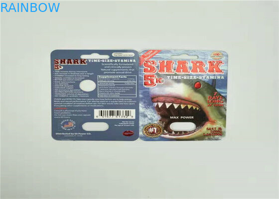 Ekologiczne opakowanie na blister Kartka na papier Rhino 7 Pudełko na męskie kapsułki Enhancer