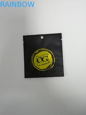 3,5 / 7 gramów Plastikowe worki na chwasty Mylar Ziplock odporne na zapachy do pakowania kwiatów Gummies