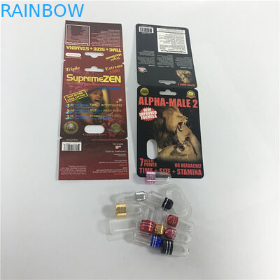 Crazy 69 Rhino 7 Capsule Rhino Pills Blister Card Packing Men Men Enhancement Sex Pills
