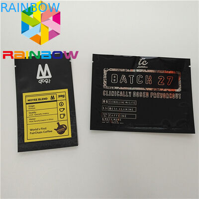 Płaskie dolne torby z serii Kraton, trójstronna torebka na konopie z gumy cukrowej