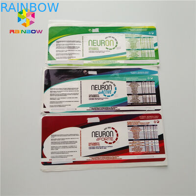 Zakraplacz Etykiety termokurczliwe Naklejki farmaceutyczne Fiolka Szklana butelka 30 ml na sterydy